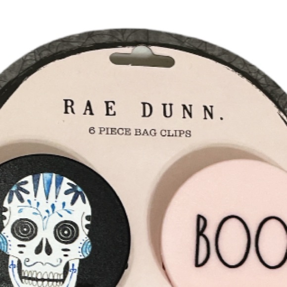 NEW Rae Dunn Halloween Bag Clips Set/6 - Picture 3 of 5